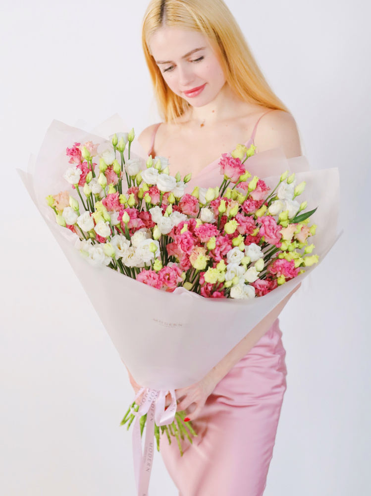 БУКЕТ ИЗ 35 ЭУСТОМЫ БУКЕТ ИЗ 35 ЭУСТОМЫ